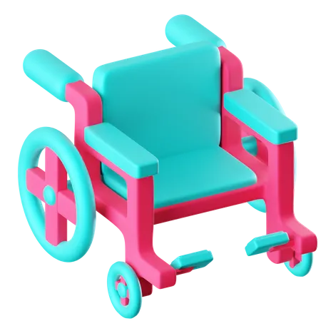 Fauteuil roulant  3D Icon