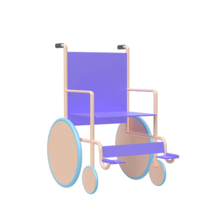 Fauteuil roulant  3D Icon