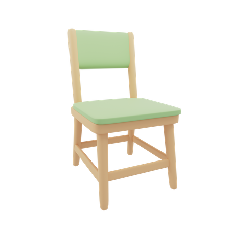 Chaise sans bras  3D Icon