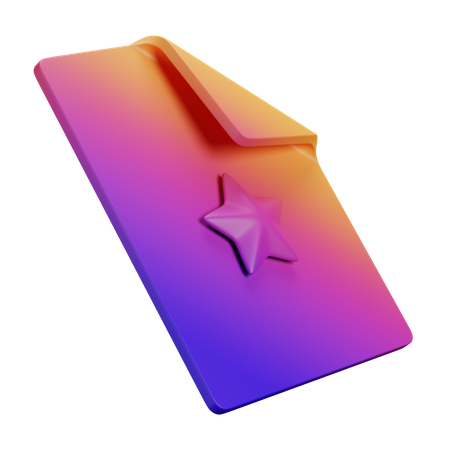 Préféré  3D Icon