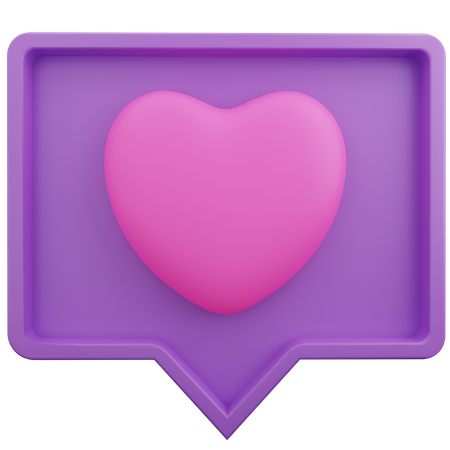 Commentaires d'amour préférés  3D Icon