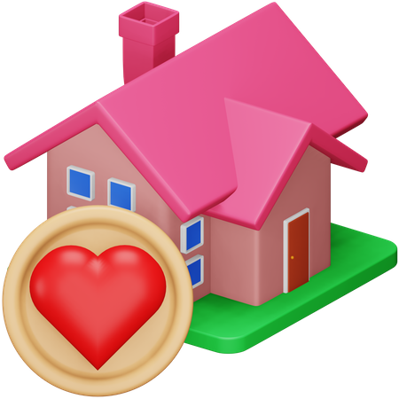 Lieblingshaus  3D Icon