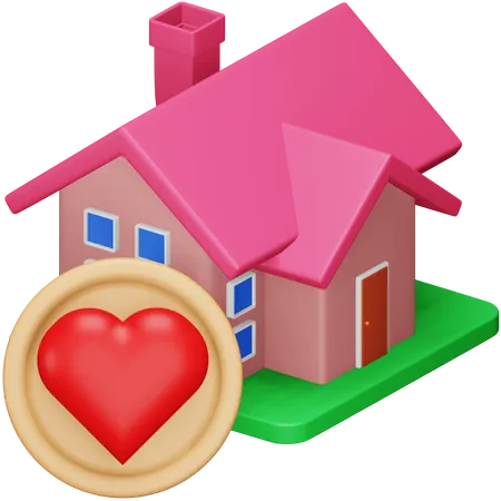 Lieblingshaus  3D Icon