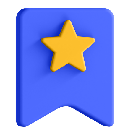 Favoriten-Lesezeichen  3D Icon