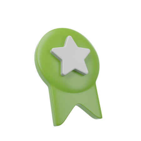 Favorite Badge  3D Icon