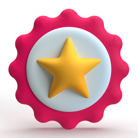 Favorite badge  3D Icon
