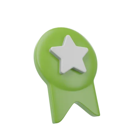 Favorite Badge 3D Icon