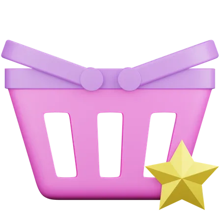 Favorite Basket  3D Icon