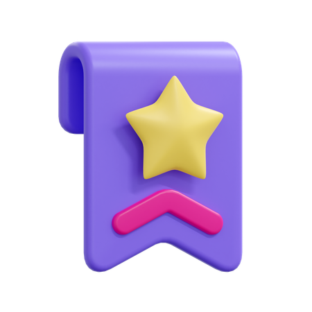 Favorite Bookmark  3D Icon