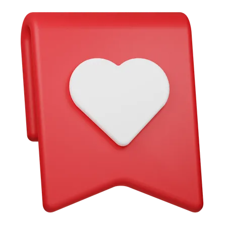 Favorite Bookmark  3D Icon