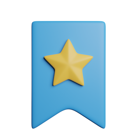 Favorite Bookmark  3D Icon