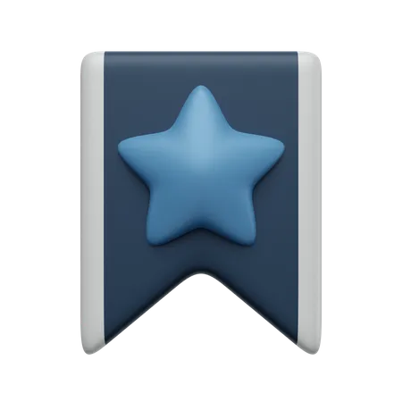 Favorite Bookmark  3D Icon