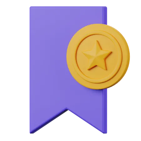 Favorite Bookmark  3D Icon