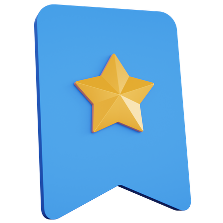 Favorite Bookmark  3D Icon