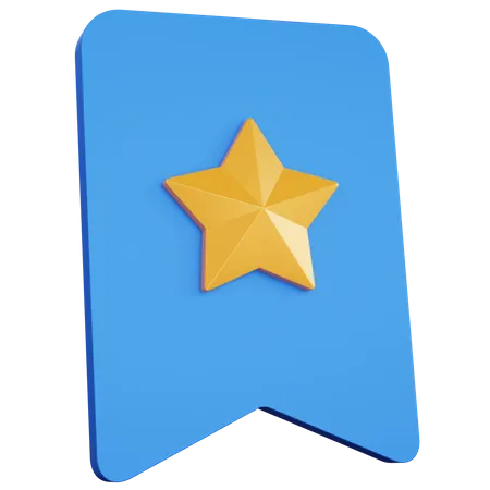 Favorite Bookmark  3D Icon