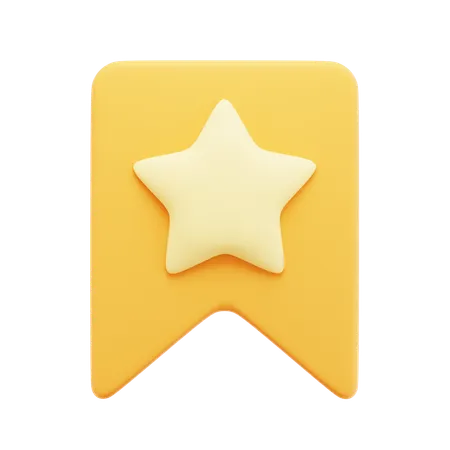 Favorite Bookmark  3D Icon