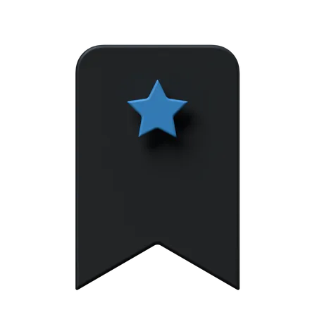 Favorite Bookmark  3D Icon