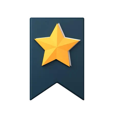 Favorite Bookmark  3D Icon