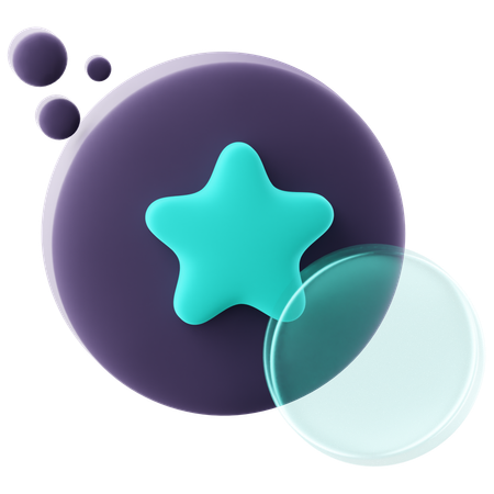 Favorite Button  3D Icon