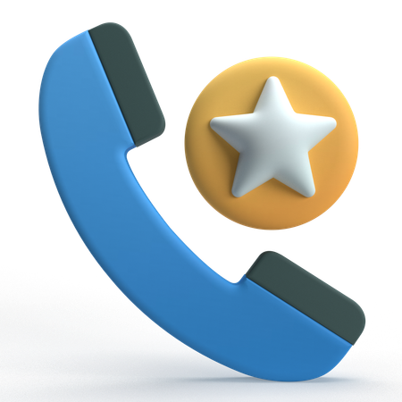 Favorite Call  3D Icon