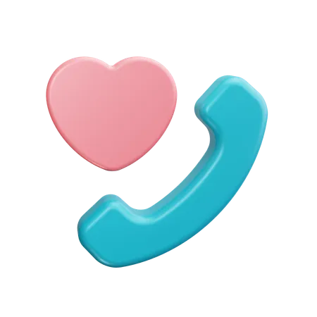 Favorite call  3D Icon