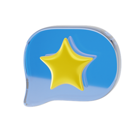 Favorite Chat  3D Icon