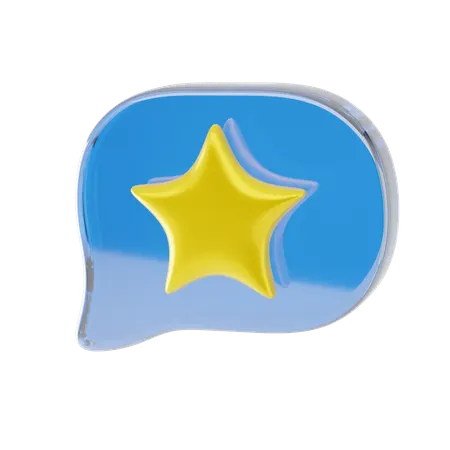Favorite Chat  3D Icon