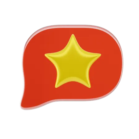 Favorite Chat  3D Icon