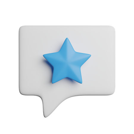 Favorite Chat  3D Icon