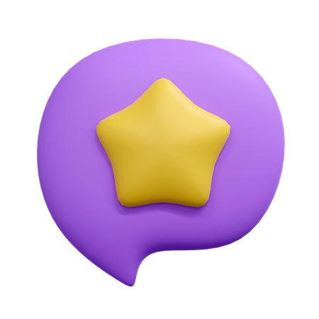 Favorite chat  3D Icon