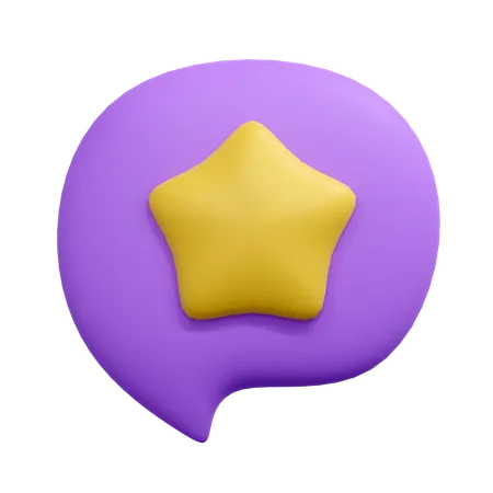 Favorite chat  3D Icon