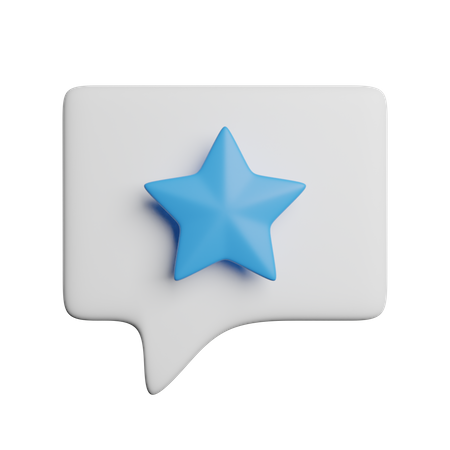 Favorite Chat 3D Icon