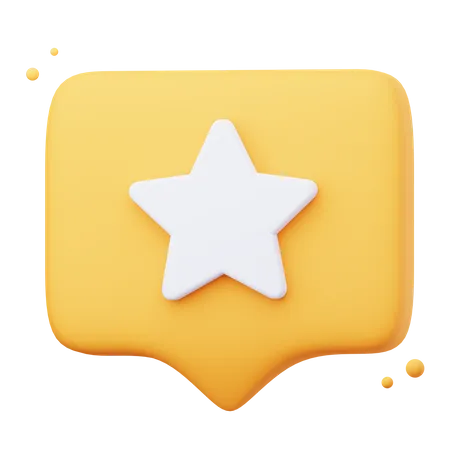 Favorite chat 3D Icon