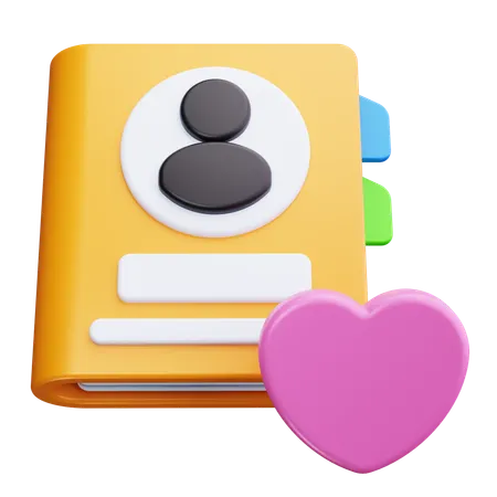 Favorite Contact  3D Icon