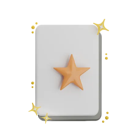 Favorite Document  3D Icon