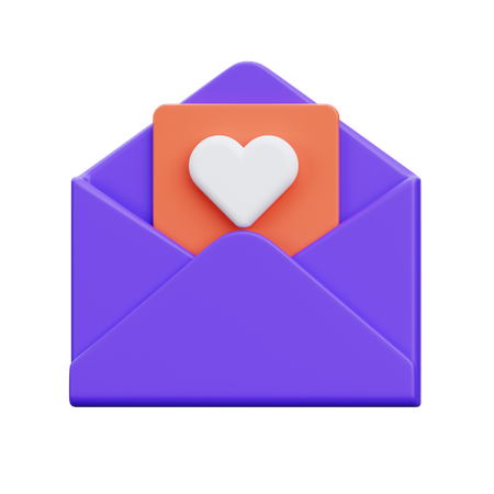 Favorite Email  3D Icon