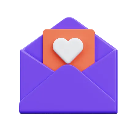 Favorite Email  3D Icon