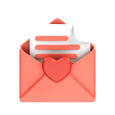 Favorite Email  3D Icon