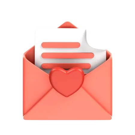 Favorite Email  3D Icon