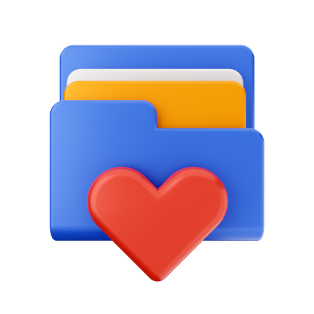 Favorite File  3D Icon