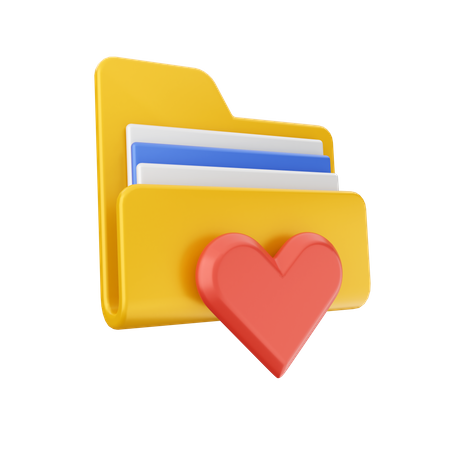 Favorite File  3D Icon