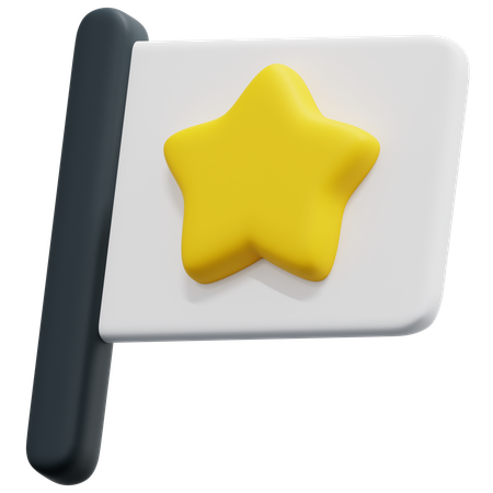 Favorite Flag  3D Icon