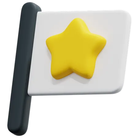 Favorite Flag  3D Icon