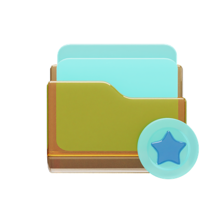 Favorite Folder  3D Icon