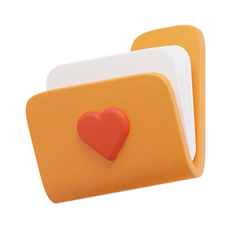 Favorite Folder  3D Icon