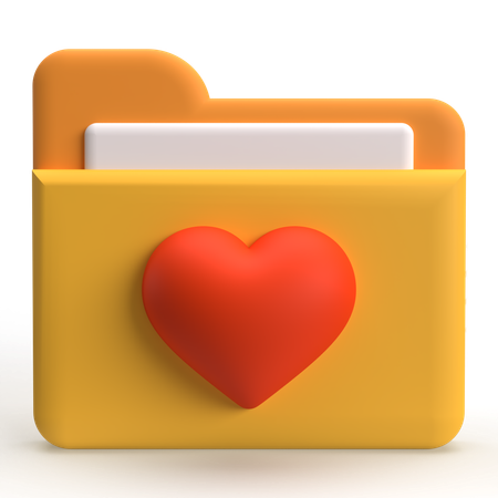 Favorite Folder  3D Icon