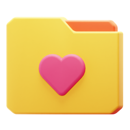 Favorite Folder  3D Icon