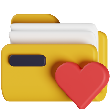 Favorite Folder  3D Icon