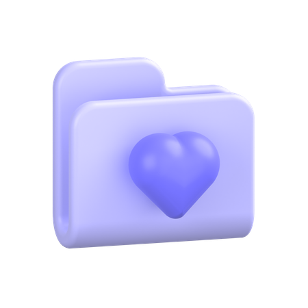 Favorite Folder  3D Icon