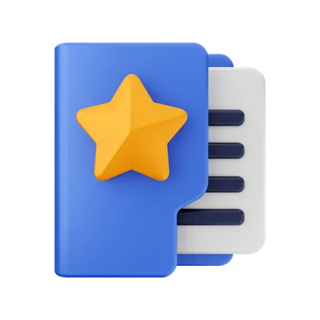 Favorite Folder  3D Icon